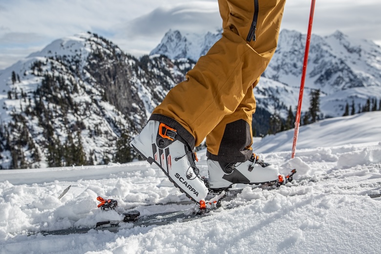 The Scarpa Maestrale on a backcountry ski tour in Canada