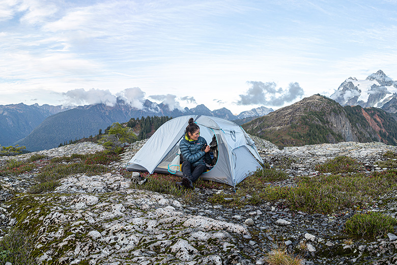 Nemo Hornet Elite Osmo 2P tent (in mountains)