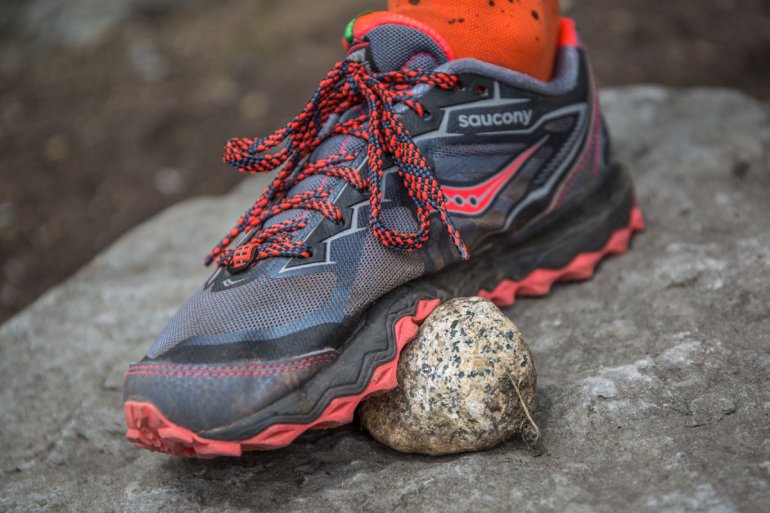 Saucony Peregrine rock
