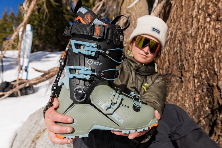 Tecnica Zero G Tour Pro W on display in the Tahoe backcountry