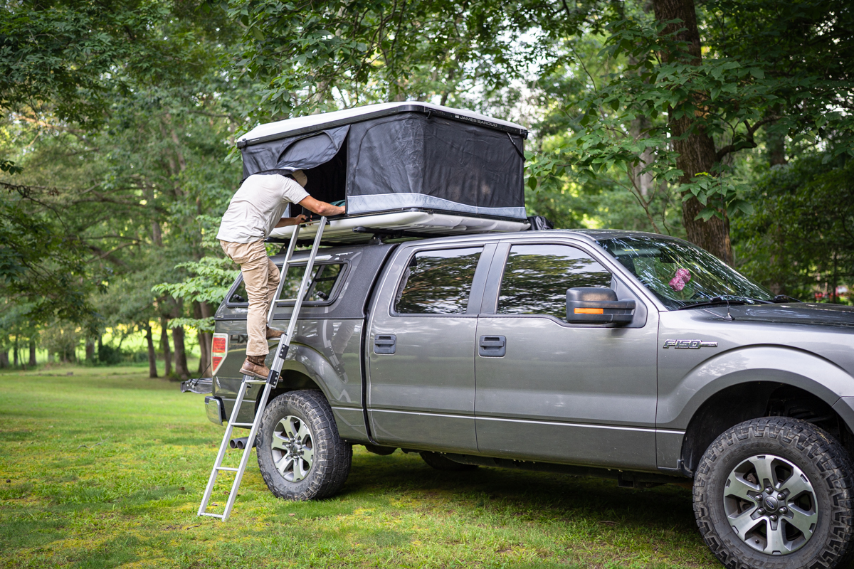 The JB Odyssey mounted on a truck