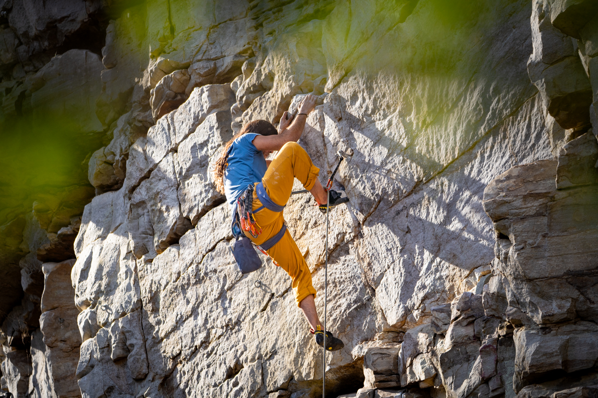 Climbing with the Petzl Spirit Express draws