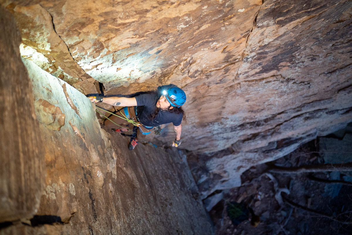 Trad climbing in Chattanooga