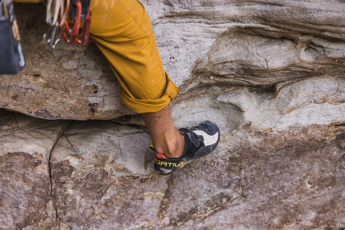 Closeup of the La Sportiva Mandala shoes