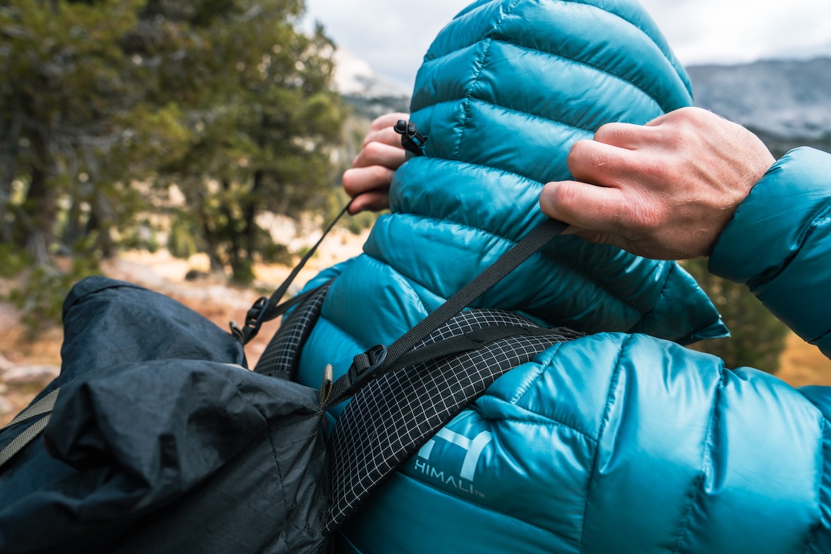 Pull straps on the Ranger pack