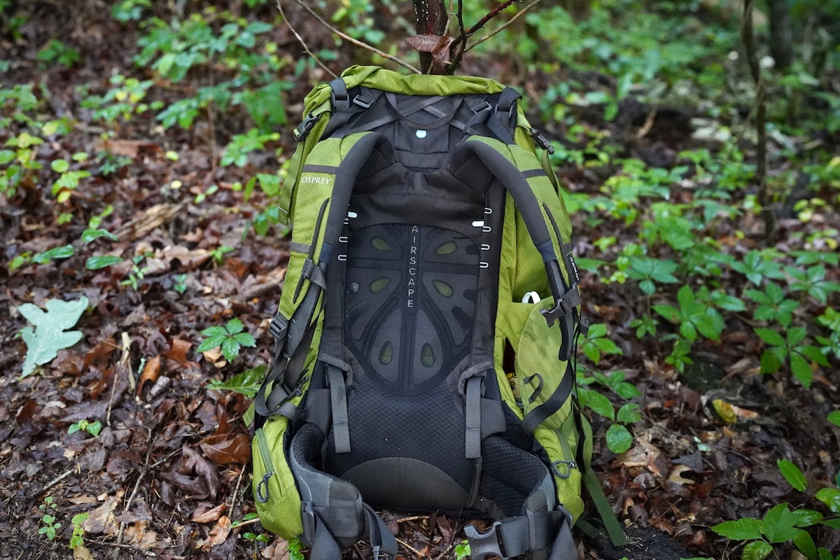 Back padding on the Aether