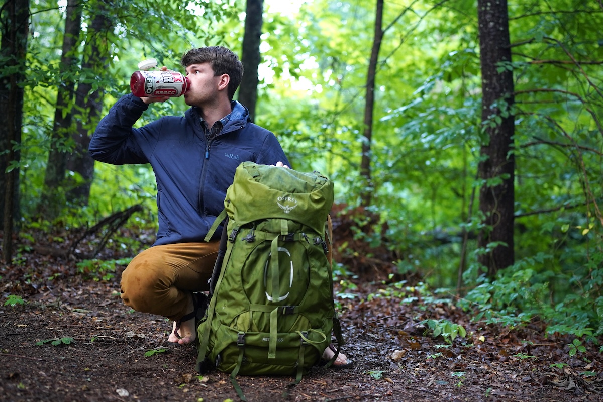 Osprey Aether pack in the woods