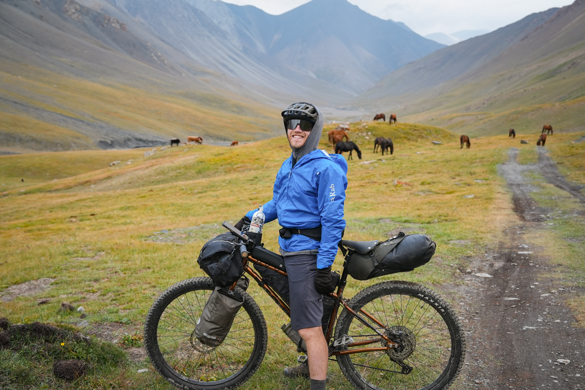 Testing a Rab rain Jacket in Central Asia
