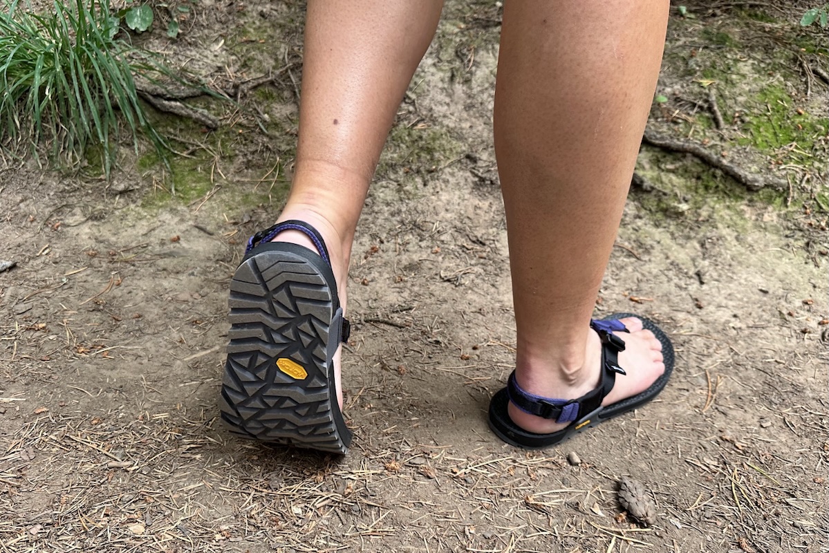 walking in the bedrock cairn hiking sandals