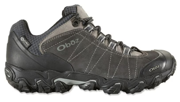 Oboz Bridger low waterproof hiking shoes - best waterproof hiking shoes
