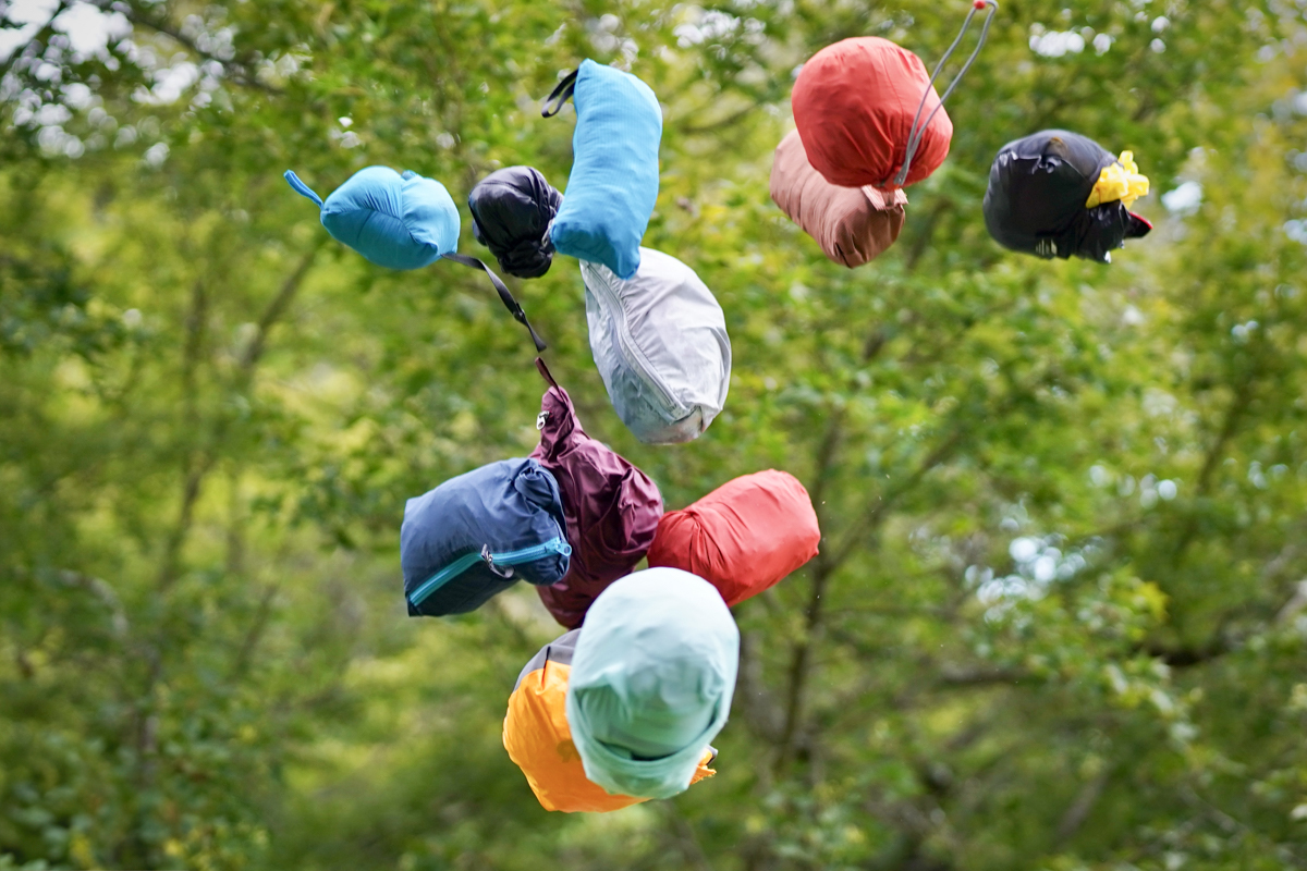 The small packed size of windbreaker jackets