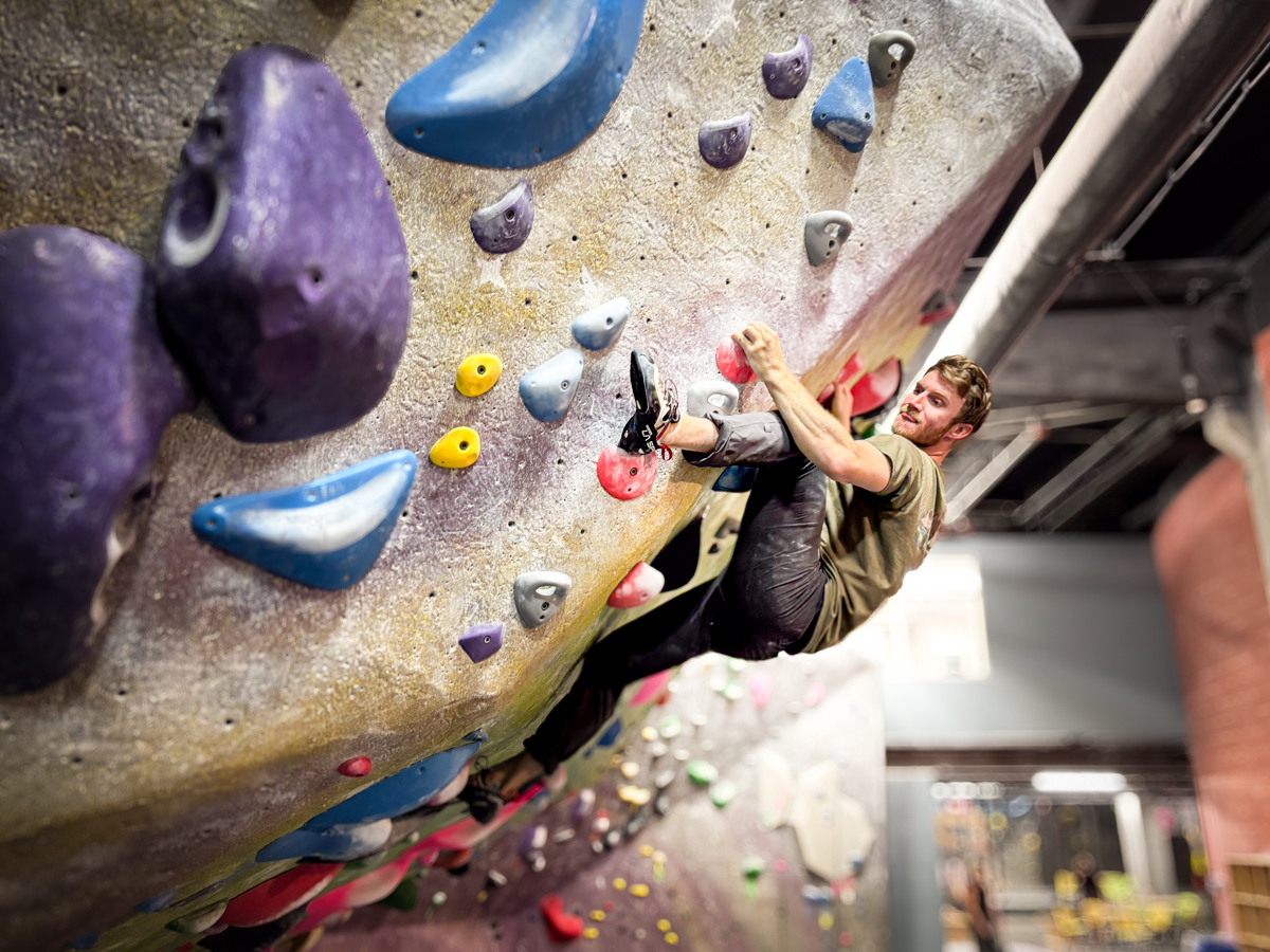 Men's Climbing Pants (climbing in a gym in Chattanooga)