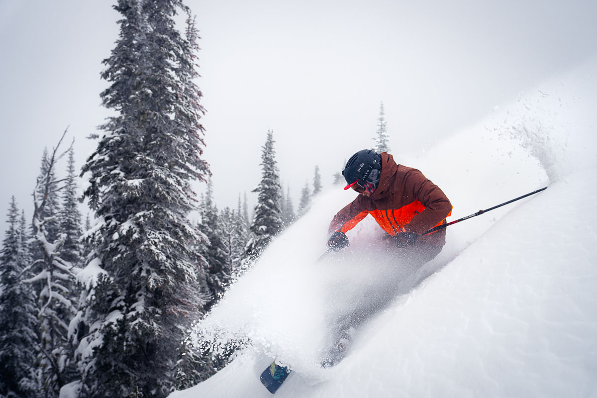 Men's ski jacket (skiing deep powder)