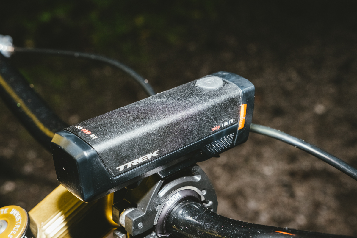 Bike lights (Trek Ion Pro close up)