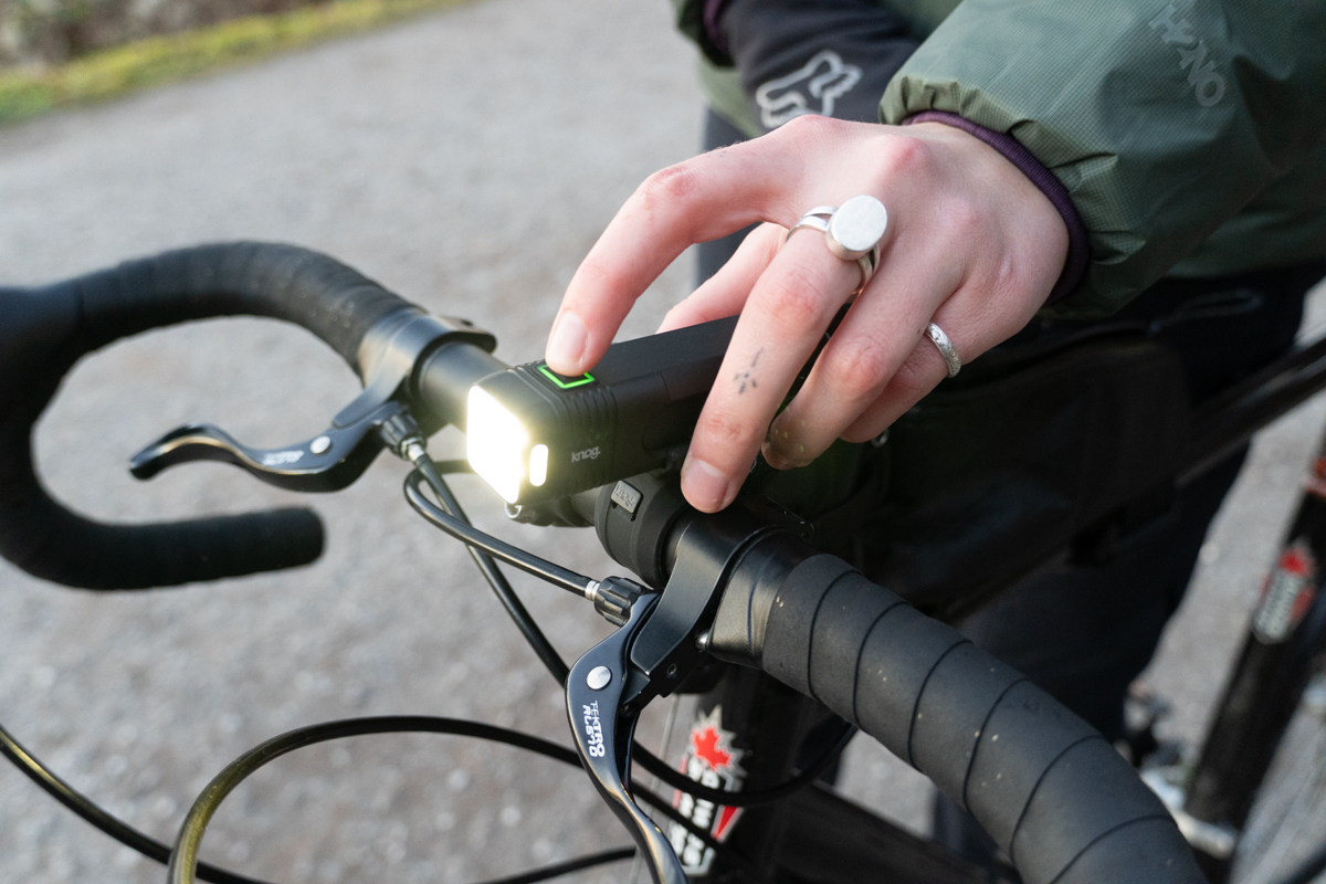 Bike lights (adjusting brightness)