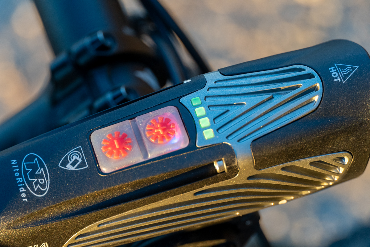 Bike lights (charge indicator on NiteRider Lumina Max 2500)