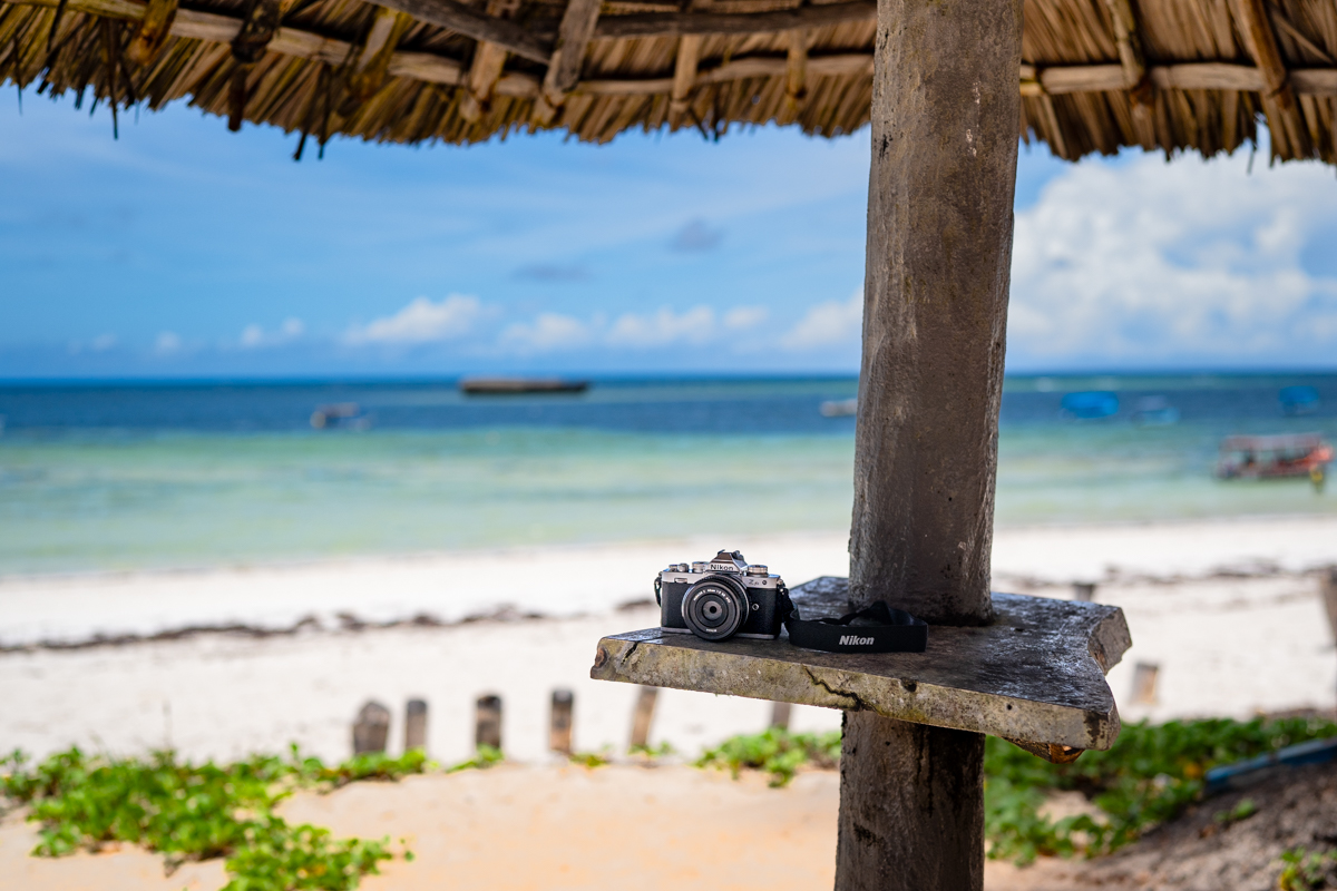 A Nikon camera in Mombasa Kenya