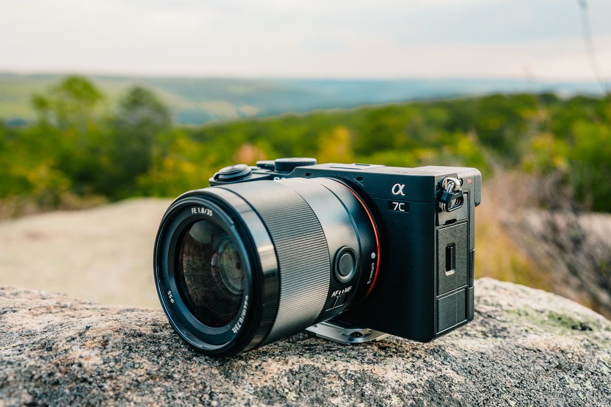 Closeup of the Sony a7CII