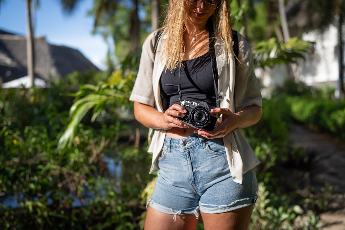Shooting with a Nikon in Kenya