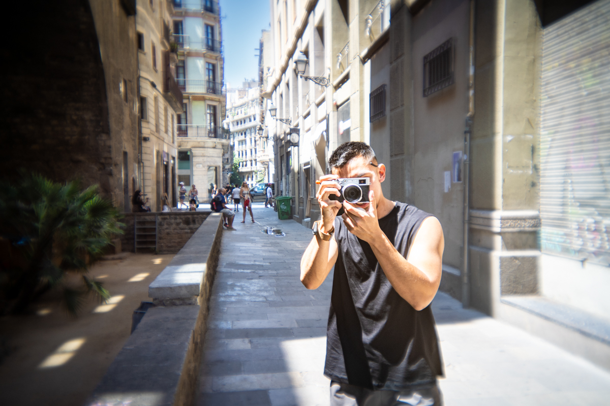 Traveling in Barcelona with the Fuji X100VI