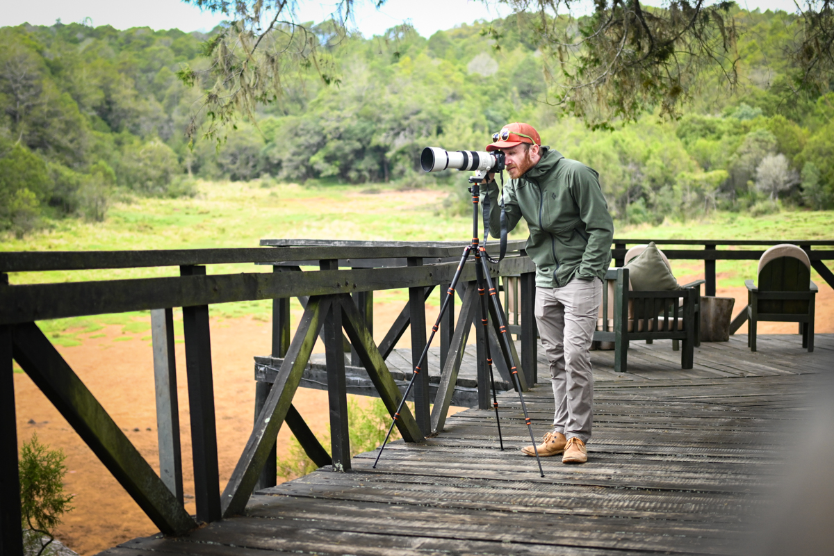 Using a telephoto lens in Africa