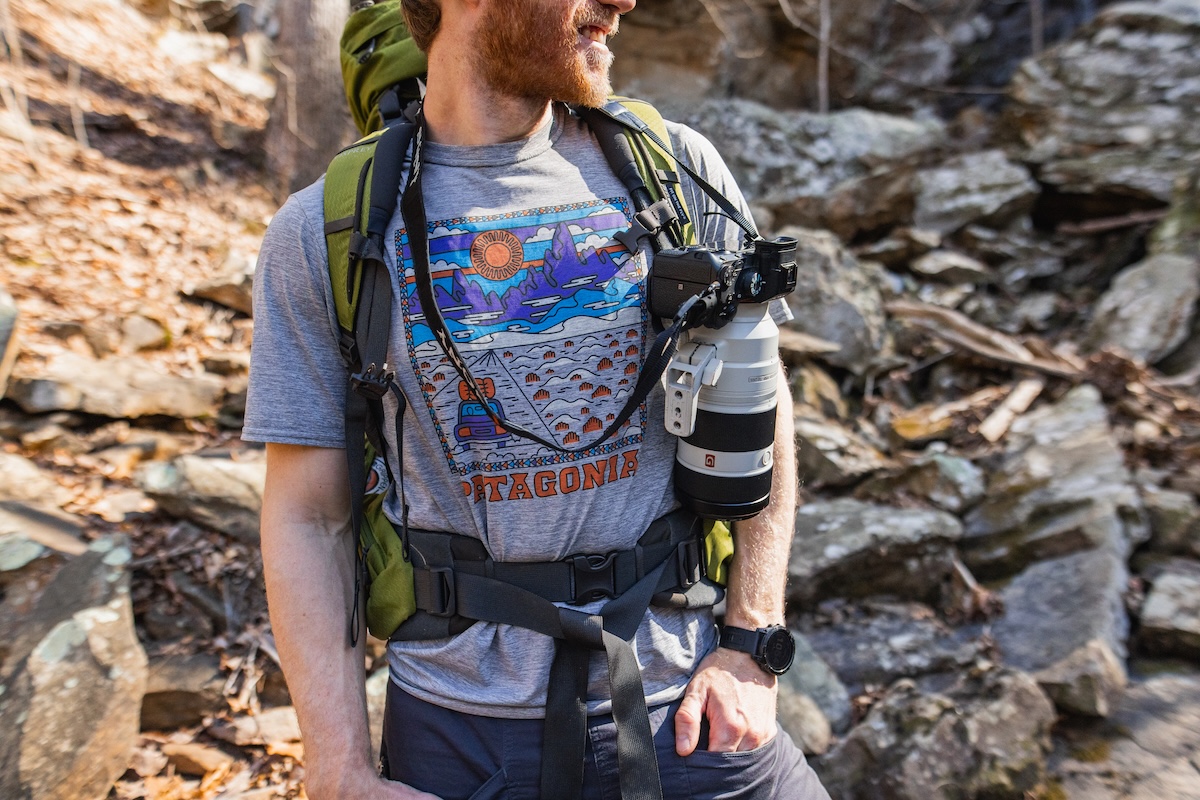 Wearing a Camera with a sling and clip