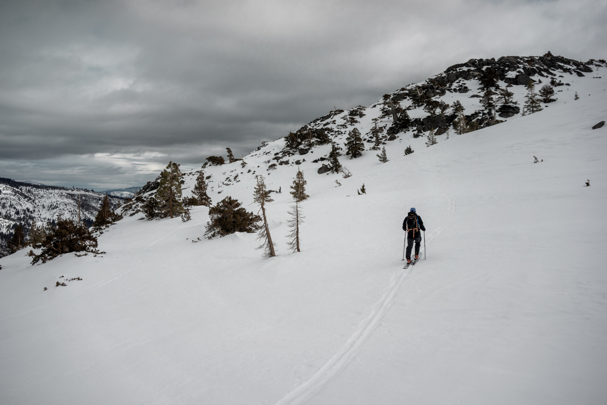 Backcountry skis (touring in Renoun Citadel 107s)