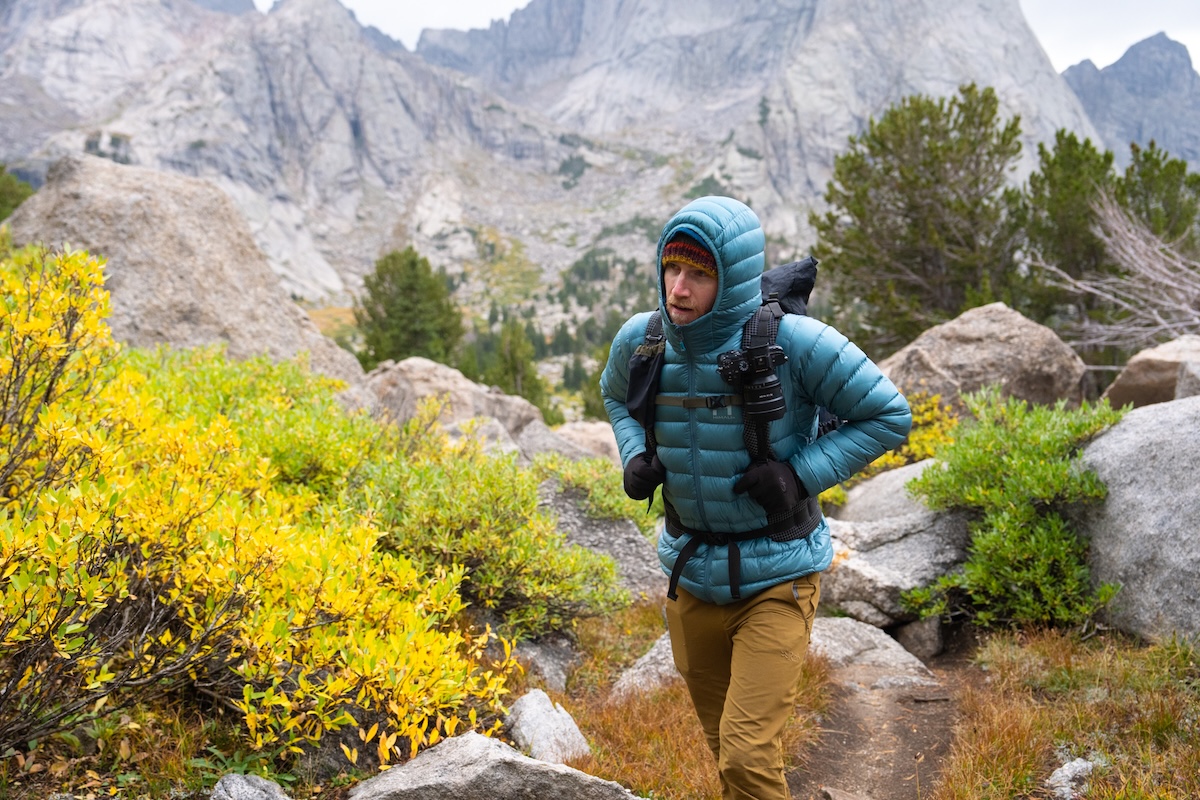 Testing the Himali Accelerator Down Jacket in the Wind River Range of Wyoming