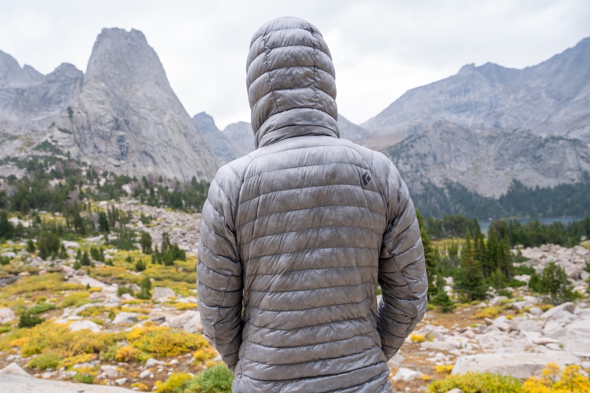 Wearing the Black Diamond Deploy Down Jacket in the Wind River Range