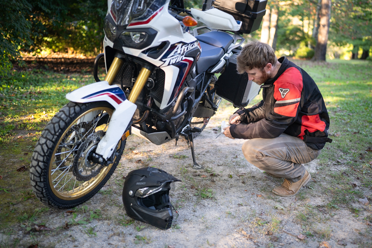 Testing the Kuhl Radikl Pants on motorcycle trips