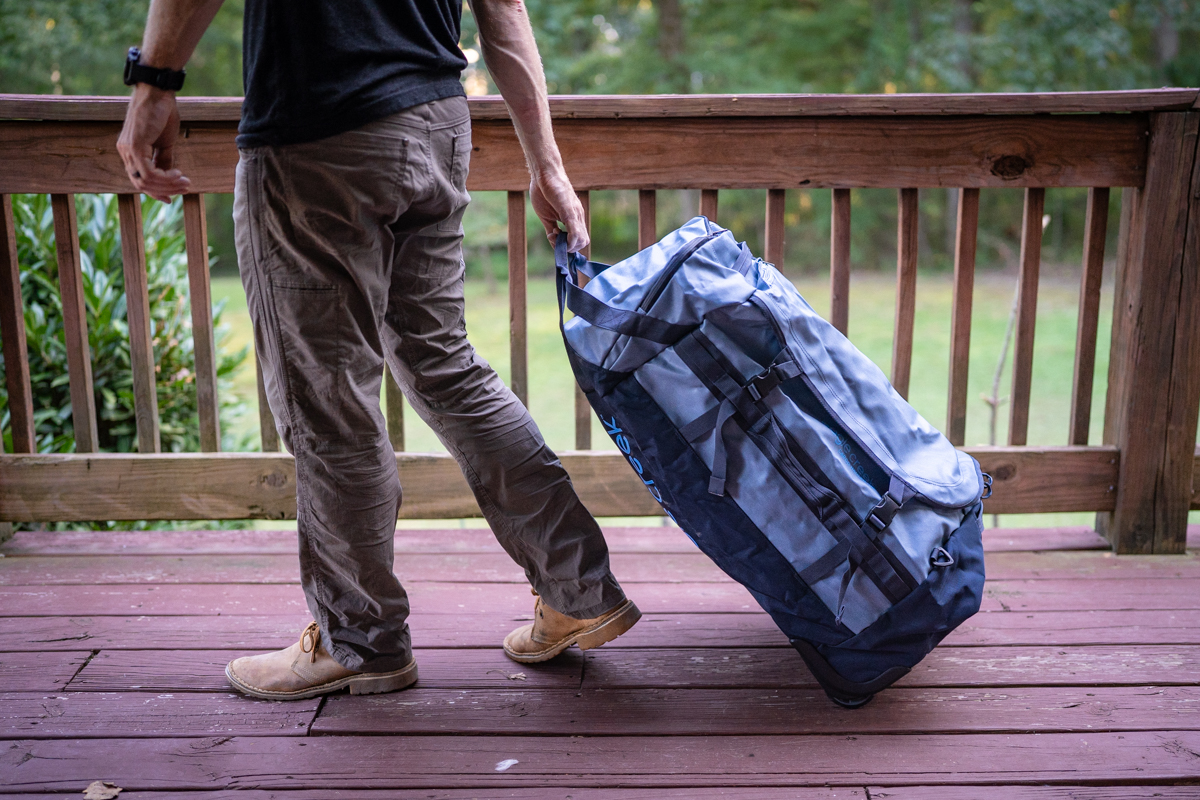 Rolling the EC Cargo Hauler Duffel