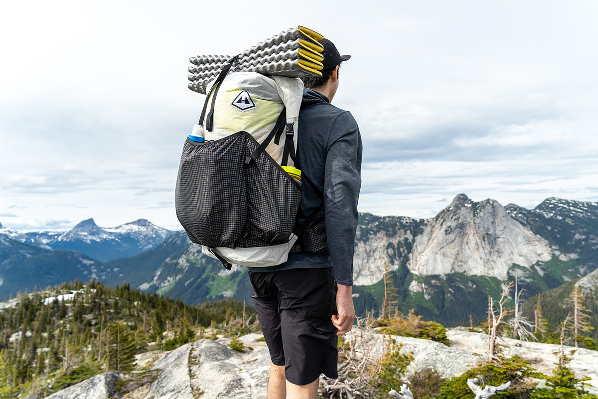 Ultralight backpack (Hyperlite Southwest 55)