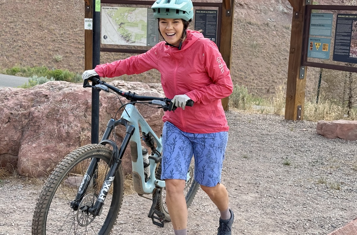 Rab cinder going biking