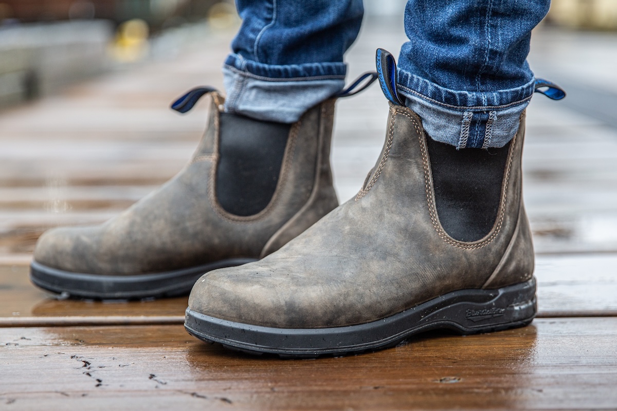Blundstone All-Terrain on the dock