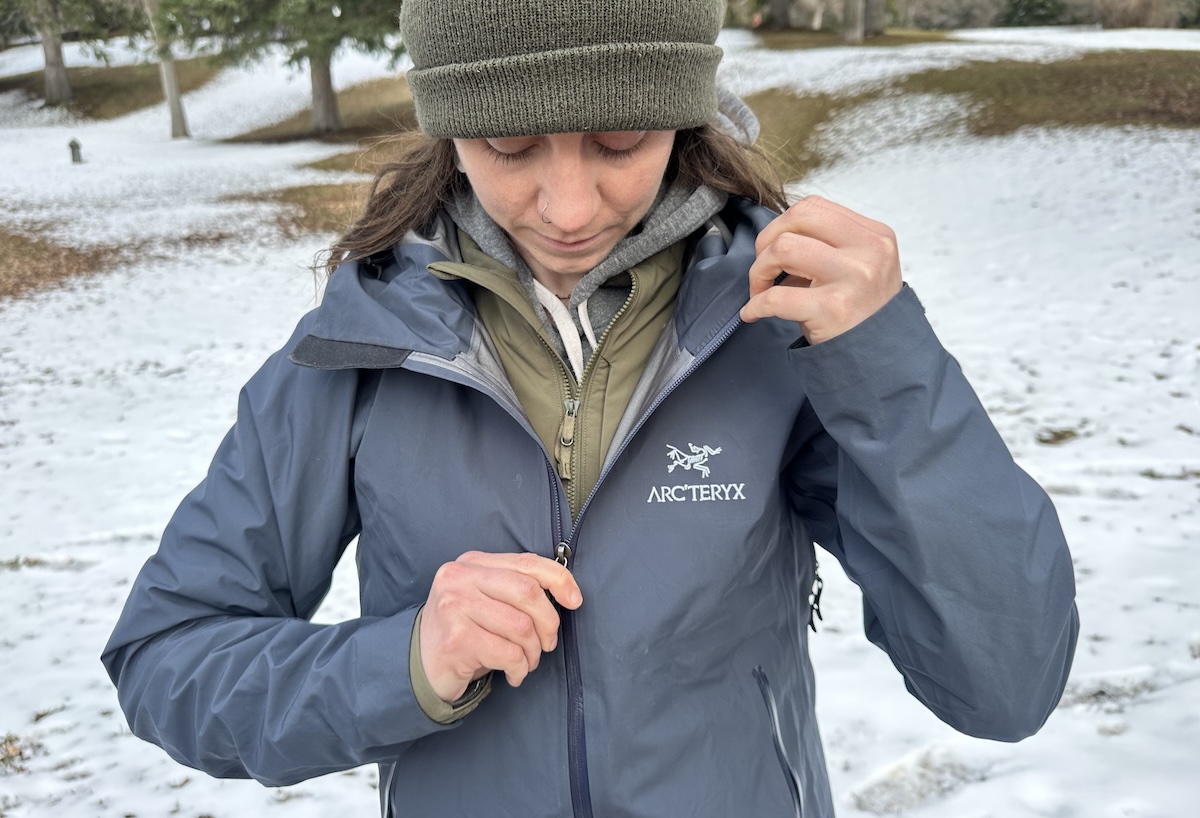 allium insulated jacket - layering 