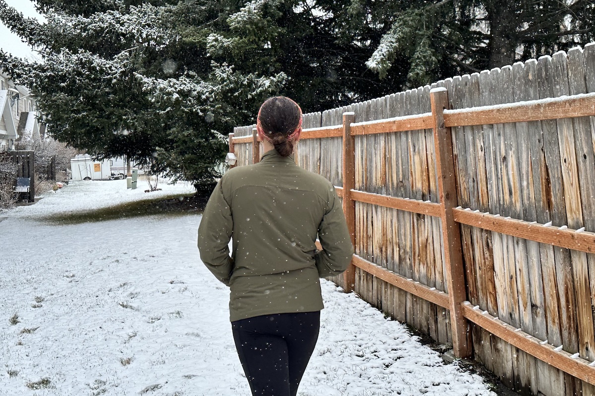 arc'teryx allium insulated jacket review - warmth 