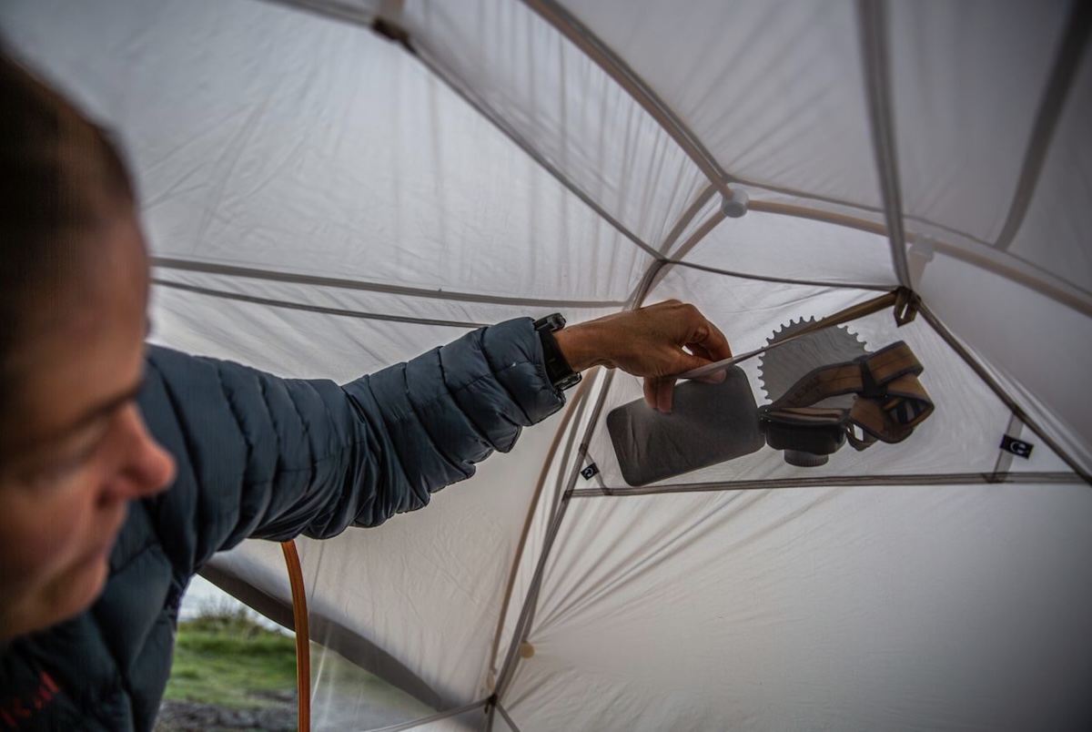 Big Agnes Tiger Wall UL 2 Bikepack pockets inside 