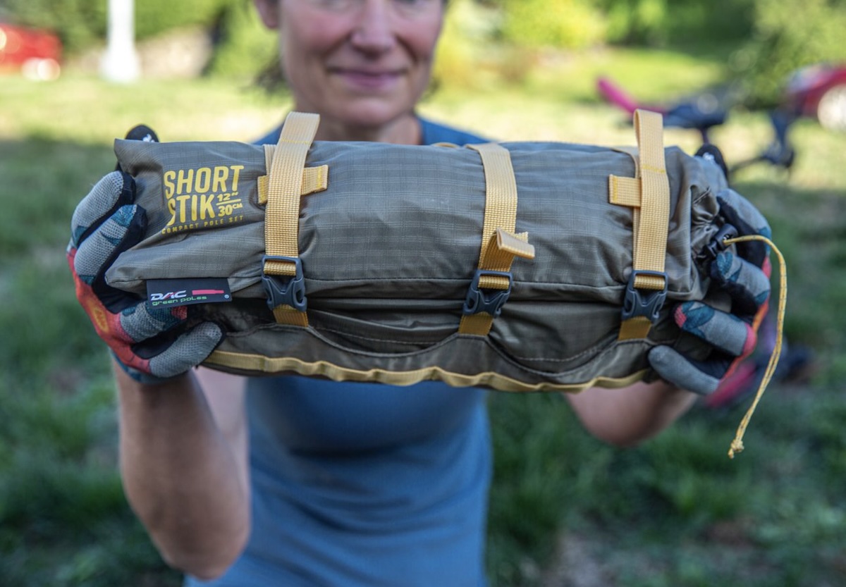 Big Agnes Tiger Wall UL 2 Bikepack size of bag 