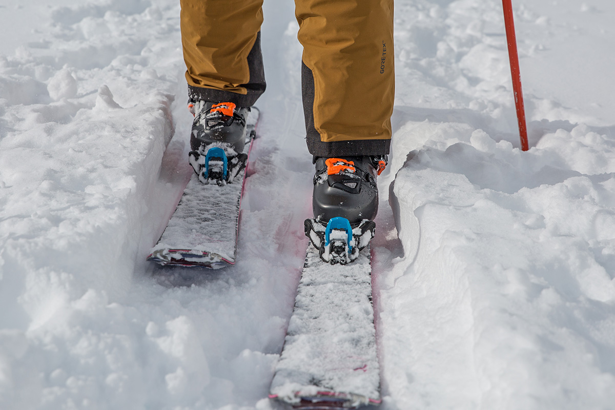 Dynafit Hoji Free ski boots (with Salomon Shift bindings)