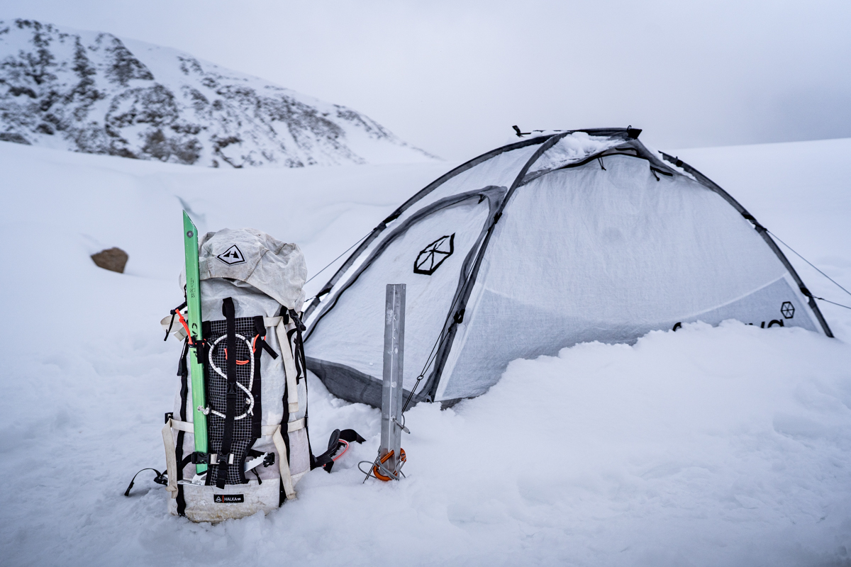 Winter camping with the Halka 55 in Colorado