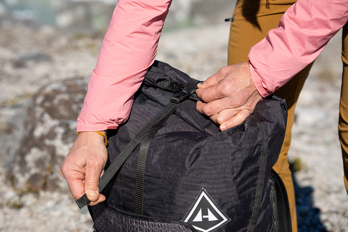 Hyperlite Unbound 55 backpack (roll top closure)