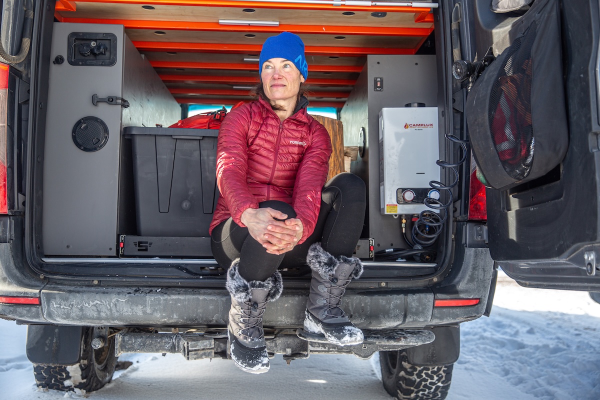 Momentum 3 (sitting in the back of the van)