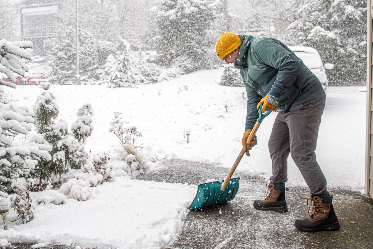 Shoveling snow in the Nation Plus