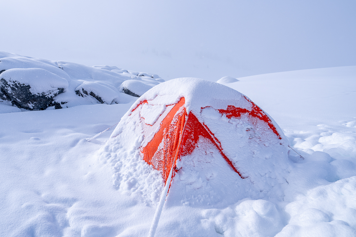 MSR Access 2 (snow loaded tent)