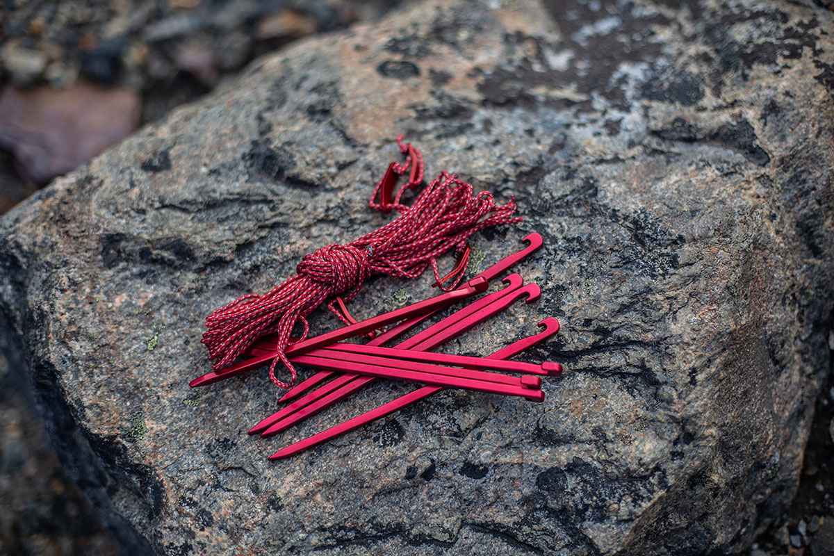 ​​MSR FreeLite 2 backpacking tent (stakes and guylines)