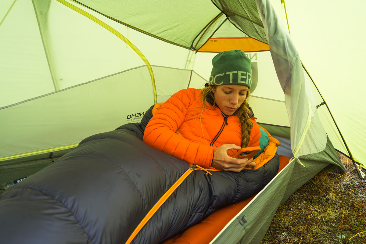 Nemo Dagger Osmo 2P tent (inside tent)