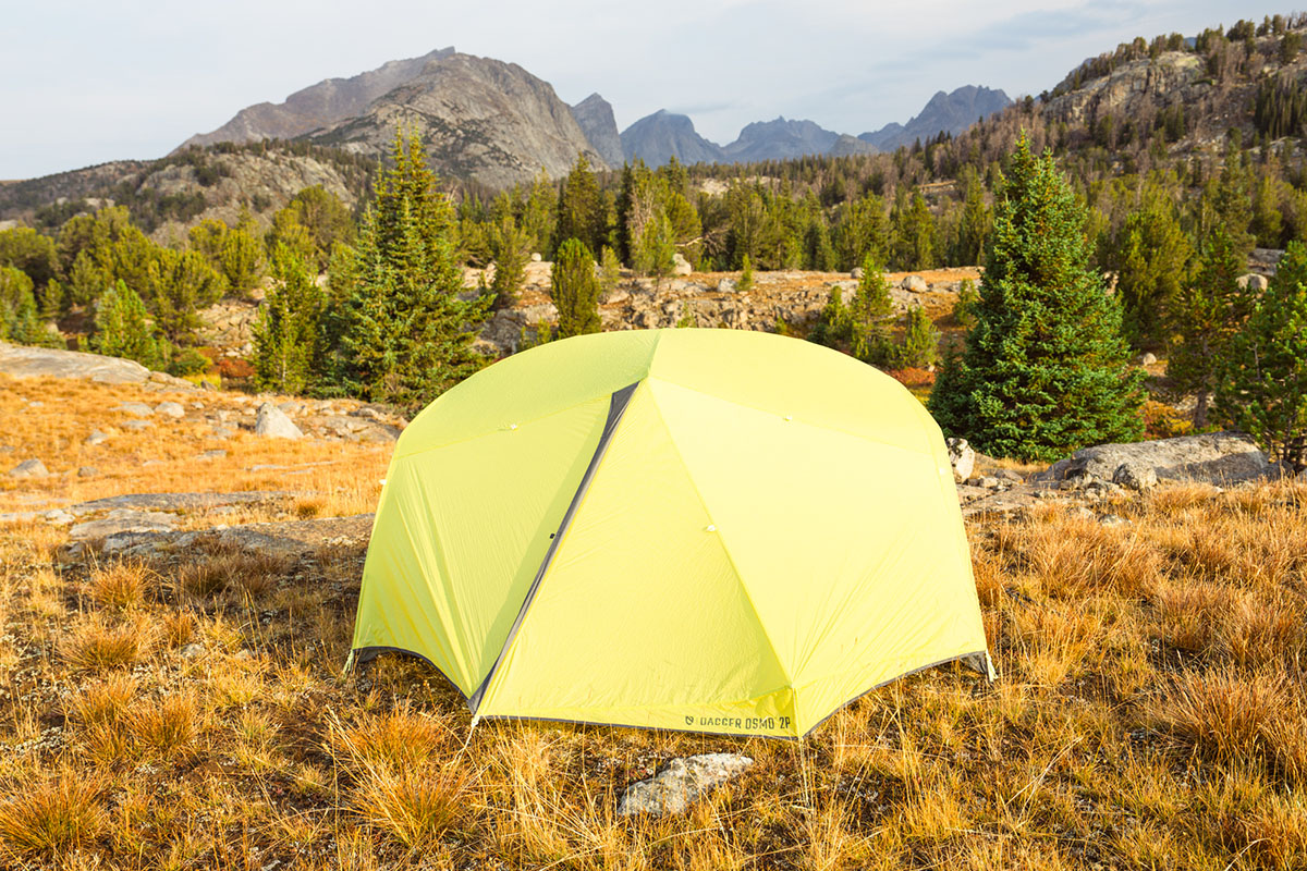 Nemo Dagger Osmo 2P tent (with rainfly on)