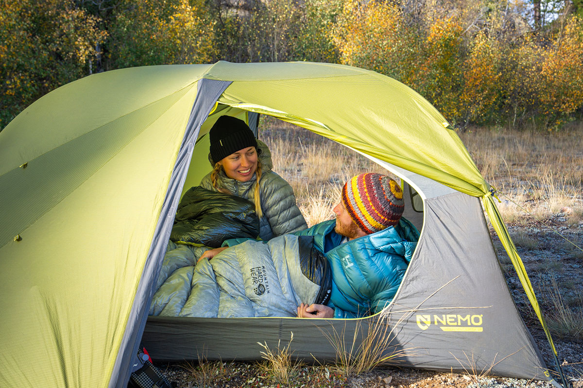 Nemo Dragonfly Osmo 2P (two people inside tent)