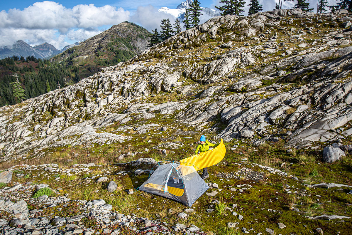 Nemo Hornet Elite Osmo 2P tent(putting sleeping pad inside)