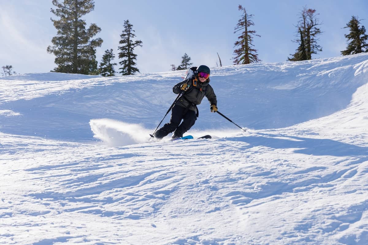 Skiing in the DAS Light